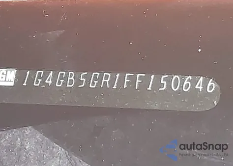 2015 Buick Lacrosse Leather from USA, damaged, VIN 1G4GB5GR1FF150646